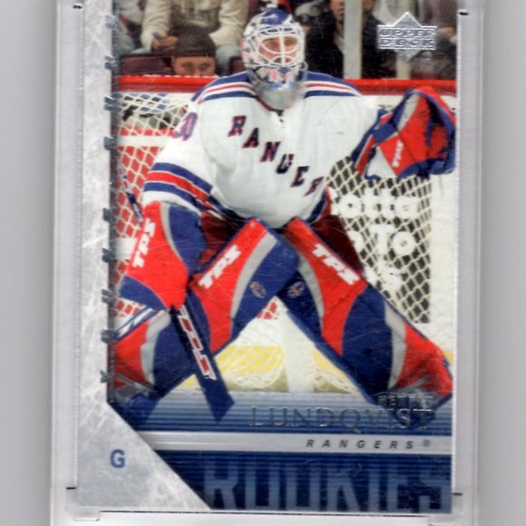 Henrik Lundqvist Young Guns Rookie Card 2005/06 #216  New York Rangers - Picture 1 of 5